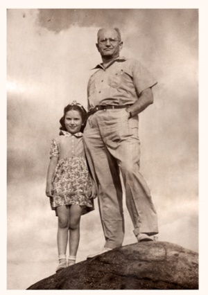 Foto di Fritz Billig con sua figlia Lisa
